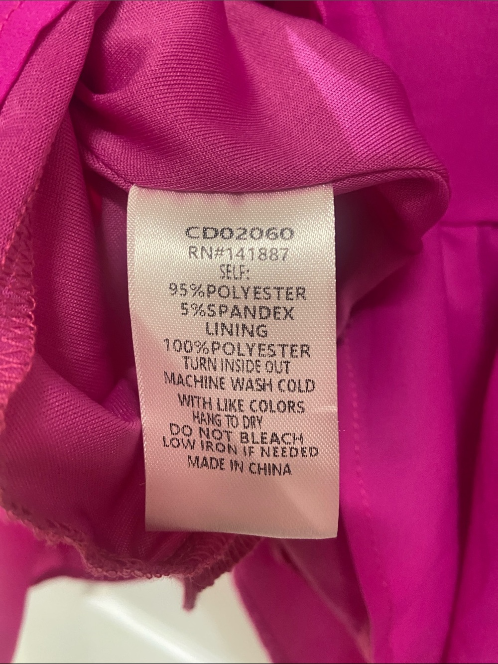 TCEC Hot Pink Sleeveless Ruffled High-Neck Tiered Mini Dress - Picture 8 of 8